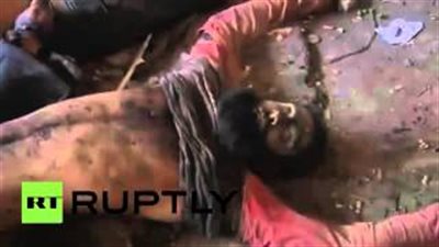 بالفيديو.. إعدام جماعي لعشرات المسلحين التابعين لتنظيم أجناد الشام