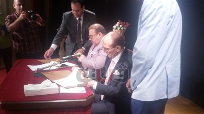 بالفيديو والصور.. حفل توقيع عقد الشراكة بين «سما» و«سنبل للفنون»