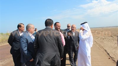 بالصور.. محافظ البحيرة يروج للاستثمارات السعودية على أرض رشيد