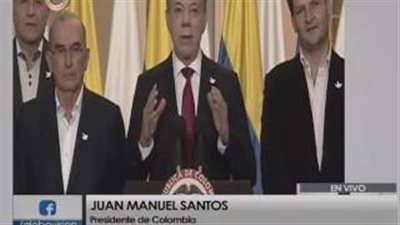 بالفيديو.. رئيس كولومبيا: مصرون على السلام مع فارك ولن نستسلم