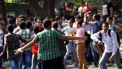 ضبط 8 طلاب تشاجروا أمام مدرسة في الغربية