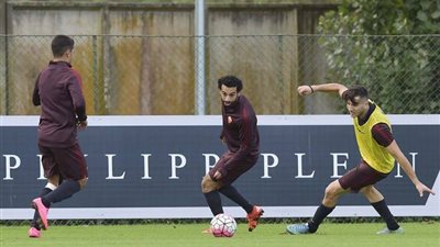 بالصور.. محمد صلاح يختتم تدريباته مع روما استعدادًا لـ«إمبولي»