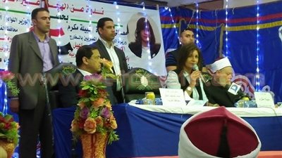 وزيرة الهجرة تشارك في ندوة توعوية بمخاطر الهجرة غير الشرعية بالغربية