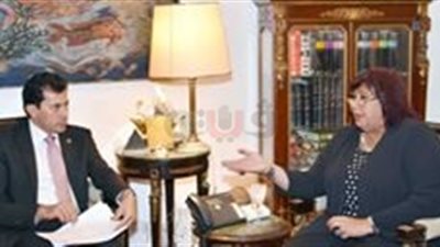 «عبدالدايم وصبحى» يتفقان على تنمية قدرات الشباب الإبداعية والثقافية