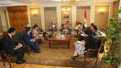 وزير التعليم العالي يستقبل السفير الفرنسي بالقاهرة