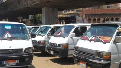 199 ميكروباصا سعة 14 راكبًا لخدمة النقل الداخلى بـ6 أكتوبر