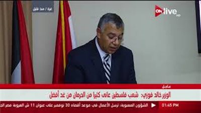 بالفيديو.. خالد فوزي: مصر مستعدة لبذل الجهود لتحقيق الوفاق الفلسطيني