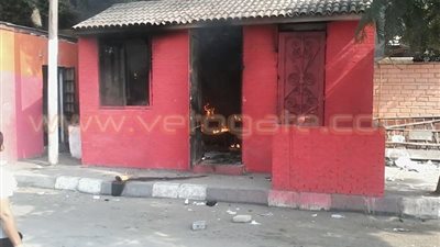 بالفيديو..عناصر إرهابية تهاجم كمين شرطة بـ«شارع الهرم» وتحرقه
