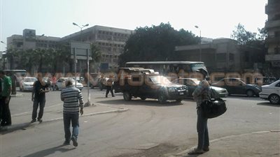 بالصور.. وصول قوات الأمن إلى كمين شرطة الهرم المحترق