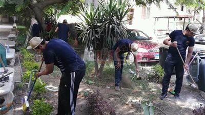 40 صورة ترصد مبادرة همم الشباب بـ«زراعة القاهرة»