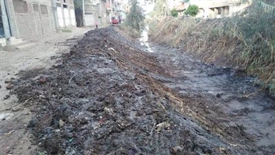 انهيار بعرض 3 أمتار وطول 350 مترا بترعة الجنابية بميت سلسيل في الدقهلية| صور