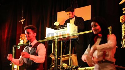 بالصور.. عرض «الورشة مايم» يبهر جمهور ساقية الصاوي