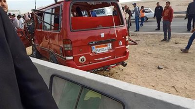 النيابة العامة تعاين مكان حادث الكريمات وتناظر جثث الضحايا