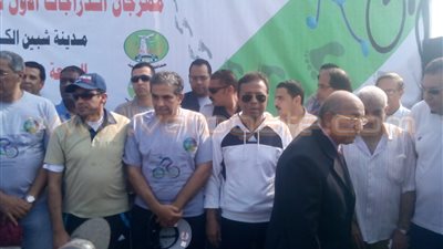 بالفيديو والصور .. وزير البيئة والمحافظ يكرمان الفائزين بماراثون الدراجات بالمنوفية