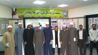 أئمة الوعظ والإرشاد الديني يقيمون ندوة توعية بمركز تدريب مياه أسيوط | صور