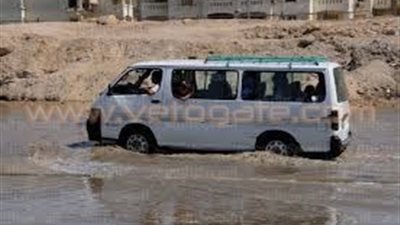 انفجار خط المياه الرئيسي بالفيوم