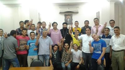 وفد من القوى السياسية بالمنوفية يهنئ الأقباط بعيد القيامة