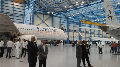 بالصور.. افتتاح «هنجر 7000» بمطار القاهرة على أنغام الأغاني الوطنية