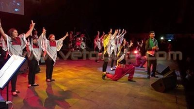 محمد عساف يحيي حفلًا في ألمانيا ويرفع علم فلسطين