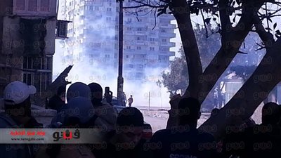 بالصور.. أمن السويس يلاحق الإرهابية بطريق ناصر