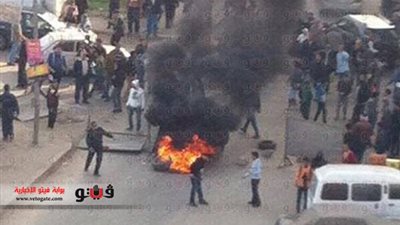 بالصور.. أنصار الإرهابية يقطعون مصطفى النحاس ويحطمون أتوبيسا وعشرات السيارات