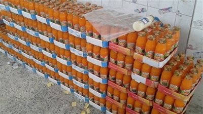ضبط نصف طن عصائر فاسدة و50 كيلو كشرى فاسد بمحيط مدارس الجيزة