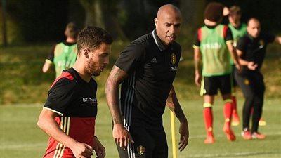 «هازارد»: سعيد بوجود «هنري» في منتخب بلجيكا