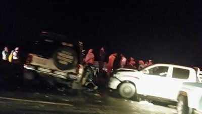 إصابة شخصين في حادث مروري أعلى محور 26 يوليو