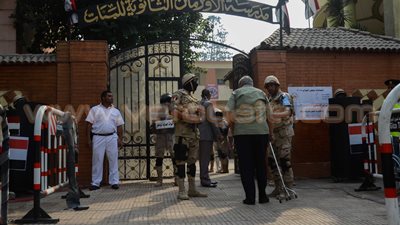 الاشتباه في جسم غريب أمام إحدى اللجان الانتخابية بالعجوزة