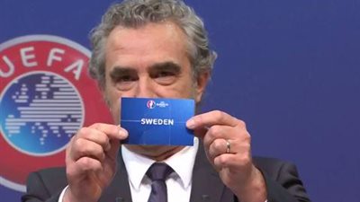 السويد تصطدم بالدنمارك في ملحق يورو 2016 وأوكرانيا مع سلوفينيا