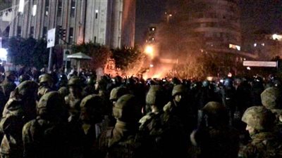 إصابة عدد من المحتجين اللبنانيين في مواجهات مع الأمن