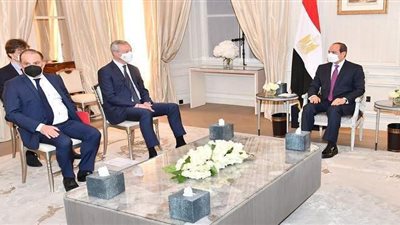 وزير الاقتصاد الفرنسي: نشجع الشركات الفرنسية على العمل والاستثمار في مصر