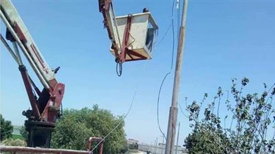 محلي المنيا ينتهي من إنارة طريق أبوعياد - كوبري أبوشناف