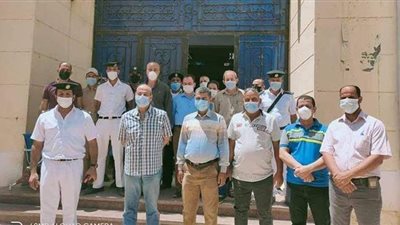 تجهيز مركز تطعيم لقاح كورونا الجديد بالمنيا