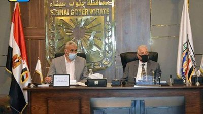 محافظ جنوب سيناء يتابع موقف تنفيذ مشروعات الخطة الاستثمارية