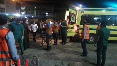 وصول ٨ من الجرحى الفلسطينيين مستشفى العريش | فيديو