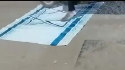 شاهد ماذا فعل شباب منطقة العجيزى بطنطا للتضامن مع فلسطين | فيديو