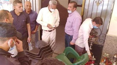 غلق 6 قاعات أفراح و51 مقهى مخالفين في سوهاج