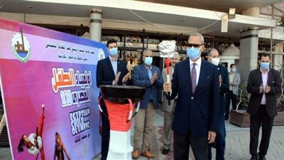 محافظ القليوبية يشهد إطلاق شعلة أولمبياد الطفل المصري في نسختها الثالثة