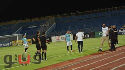 استكمال مباراة المحلة والجونة بدون تقنية الفار بعد تعطل الكاميرات | صور