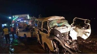 معظمهم سيدات وأطفال.. مصرع شخص وإصابة ١٦ آخرين في انقلاب ميكروباص بالبحيرة