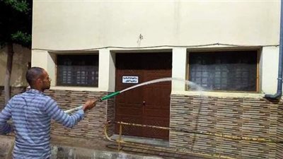 تطهير وتعقيم ميادين وشوارع الإسكندرية من فيروس كورونا