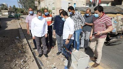 محافظ المنوفية يتفقد أعمال الرصف والتطوير بشوارع شبين الكوم