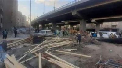 إعادة فتح محور اللبيني عقب انتهاء أعمال رفع وتركيب الكمر المعدني