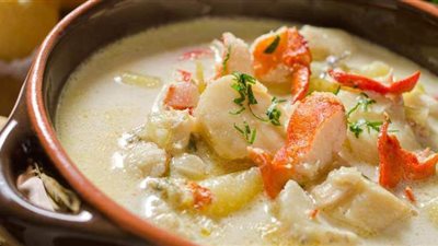 طريقة عمل شوربة السى فود