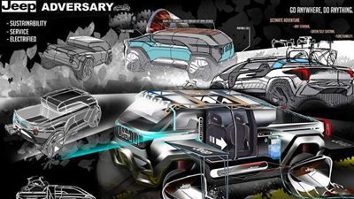 مسابقة لتصميم سيارات جيب الكهربائية