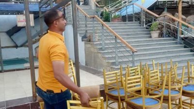 رفع 87 حالة إشغال متنوعة بالجيزة | صور