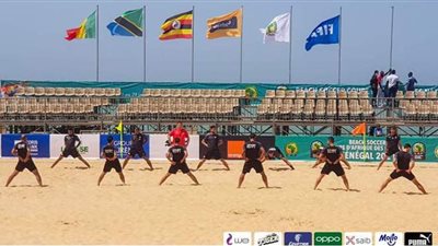 منتخب الشاطئية يؤدي تدريبه الأول في السنغال استعدادا لموزمبيق | صور