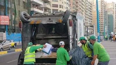 إصابة عامل نظافة بسلاح أبيض في الإسكندرية