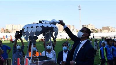 انطلاق شعلة النسخة الثالثة من أولمبياد المصري للشباب على أرض الفيوم